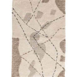 Kylpyhuoneen matto Venture Home Paul, 60x90cm, norsunluu