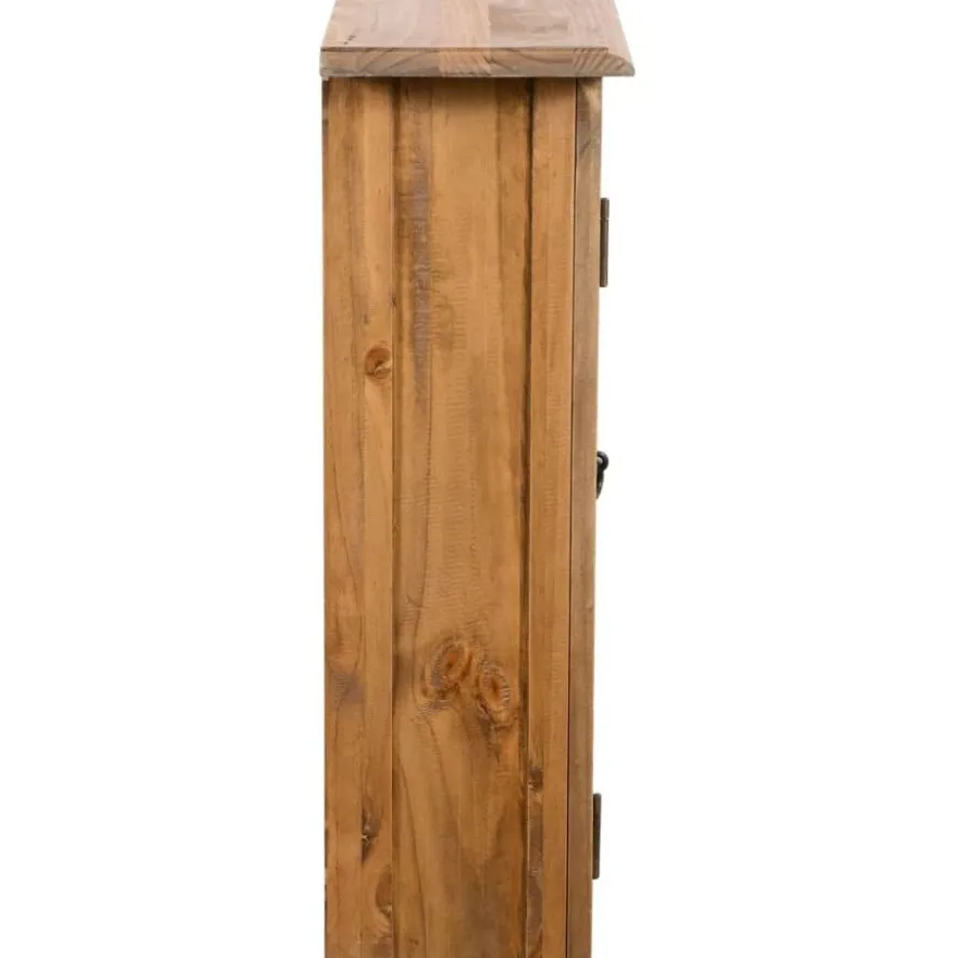 Kylpyhuoneen seinäkaappi kierrätetty mänty 42x23x70 cm