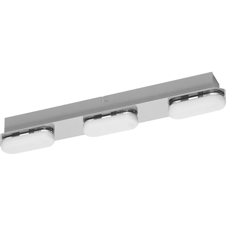 Kylpyhuoneen seinävalaisin Osram Smart+ Matter Orbis Duplo IP44 Tunable White hopea, eri kokoja