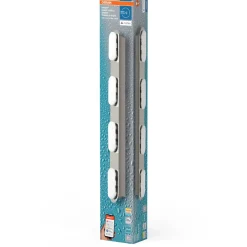 Kylpyhuoneen seinävalaisin Osram Smart+ Matter Orbis Duplo IP44 Tunable White hopea, eri kokoja