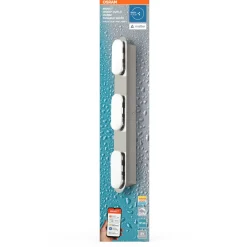 Kylpyhuoneen seinävalaisin Osram Smart+ Matter Orbis Duplo IP44 Tunable White hopea, eri kokoja
