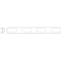 Kylpyhuoneen seinävalaisin Osram Smart+ Matter Orbis Duplo IP44 Tunable White hopea, eri kokoja