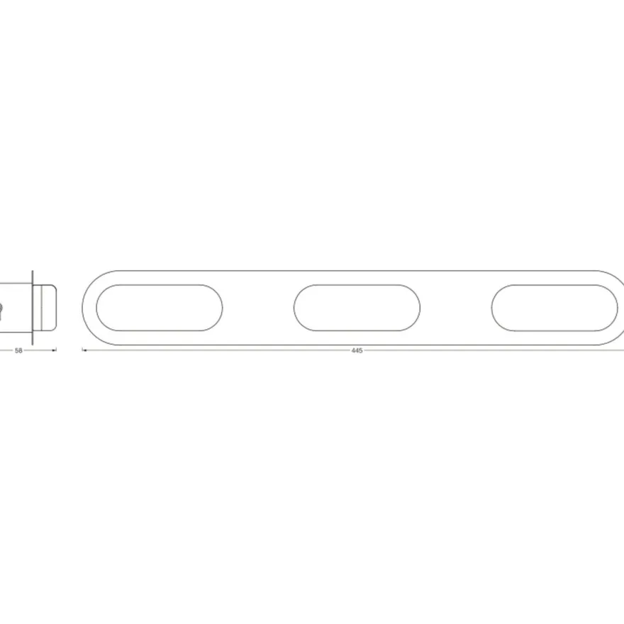 Kylpyhuoneen seinävalaisin Osram Smart+ Matter Orbis Duplo IP44 Tunable White hopea, eri kokoja