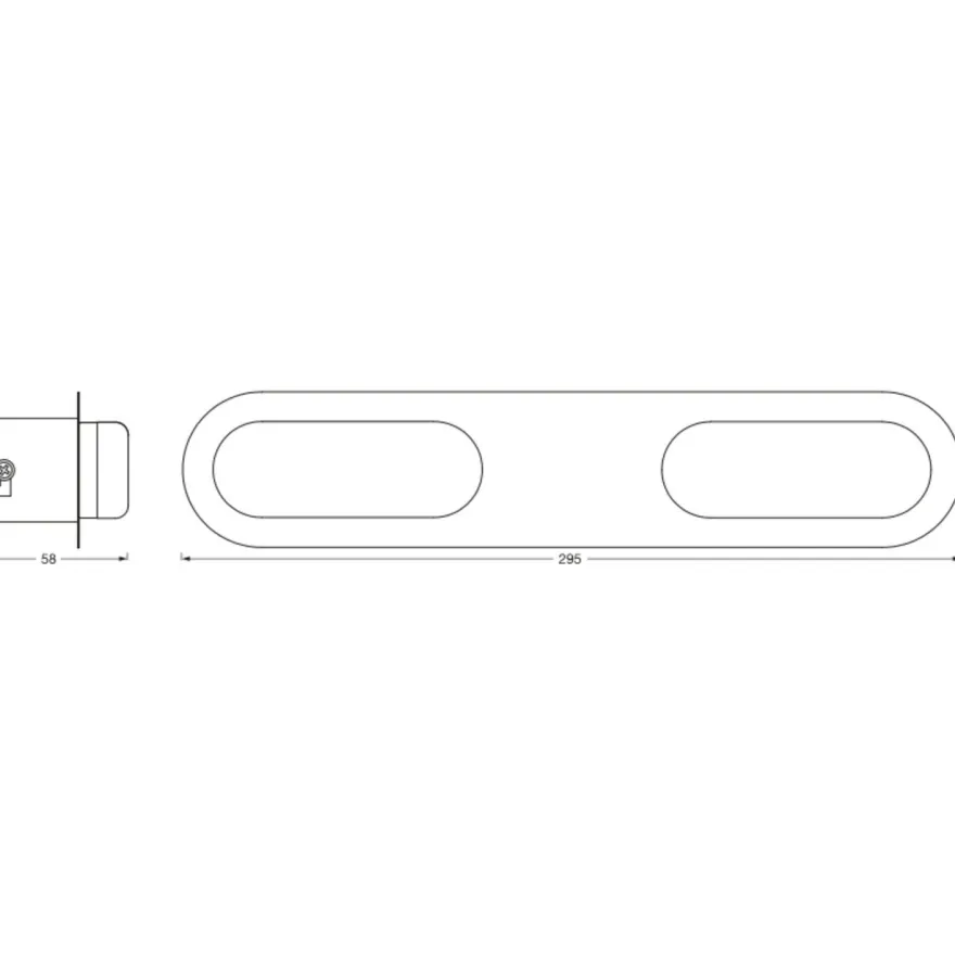 Kylpyhuoneen seinävalaisin Osram Smart+ Matter Orbis Duplo IP44 Tunable White hopea, eri kokoja
