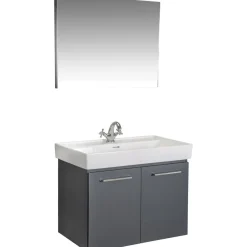 Kylpyhuoneryhmä Linento Bathroom Carlsbad Grey peili, eri kokoja
