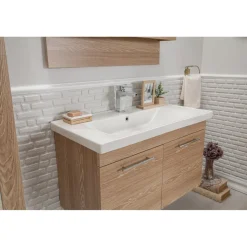 Kylpyhuoneryhmä Linento Bathroom Sequoia peili, eri kokoja