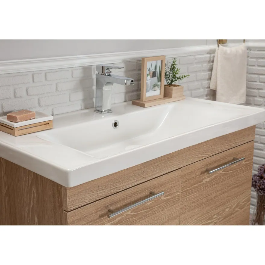 Kylpyhuoneryhmä Linento Bathroom Sequoia peili, eri kokoja