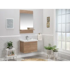 Kylpyhuoneryhmä Linento Bathroom Sequoia peili, eri kokoja