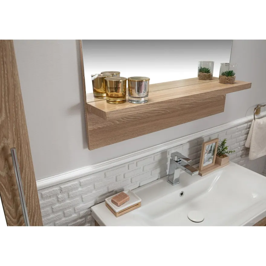 Kylpyhuoneryhmä Linento Bathroom Sequoia peili, eri kokoja