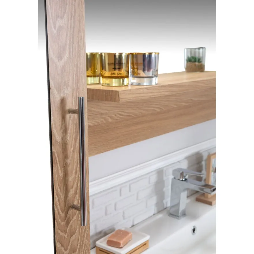 Kylpyhuoneryhmä Linento Bathroom Sequoia peili, eri kokoja