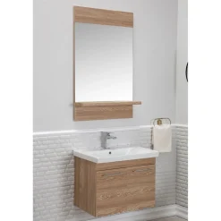 Kylpyhuoneryhmä Linento Bathroom Sequoia peili, eri kokoja