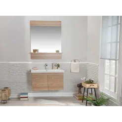 Kylpyhuoneryhmä Linento Bathroom Sequoia peili, eri kokoja