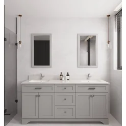 Kylpyhuoneryhmä Linento Bathroom Yellowstone kaksi allasta ja peiliä, eri kokoja ja värejä