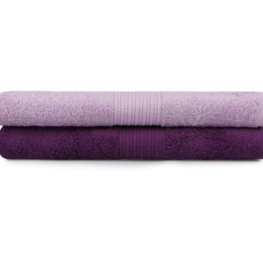 Kylpypyyhe Linento Beverly Hills Polo Club, 70x140cm, violetti/liila, 2kpl