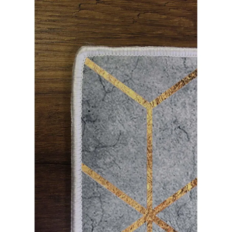 Kynnysmatto Linento HMNT773, 50x80cm, harmaa/musta