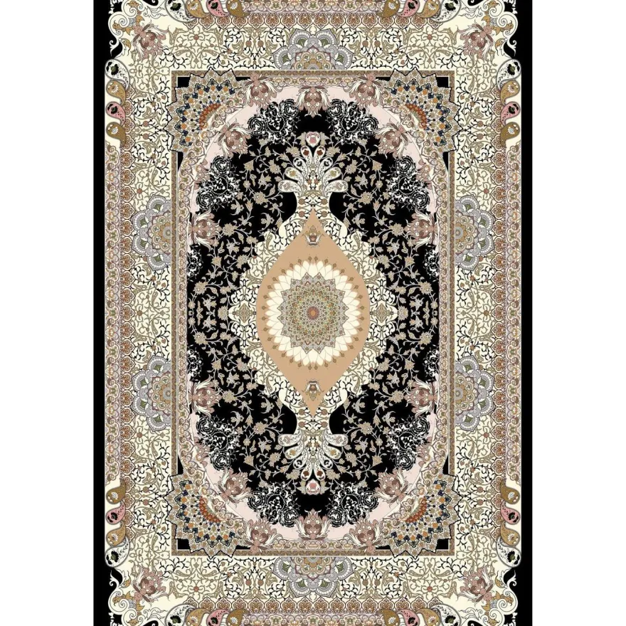 Kynnysmatto Linento HMNT821, 50x80cm, musta/beige