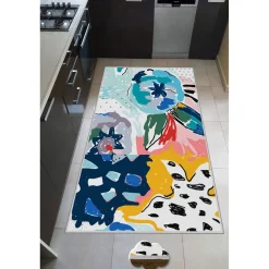 Kynnysmatto Linento Wookece185, 50x80cm, monivärinen