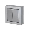 Kytkin ABB Impressivo - 6+6/16AX/250V/IP21 PPJ 0X alumiini