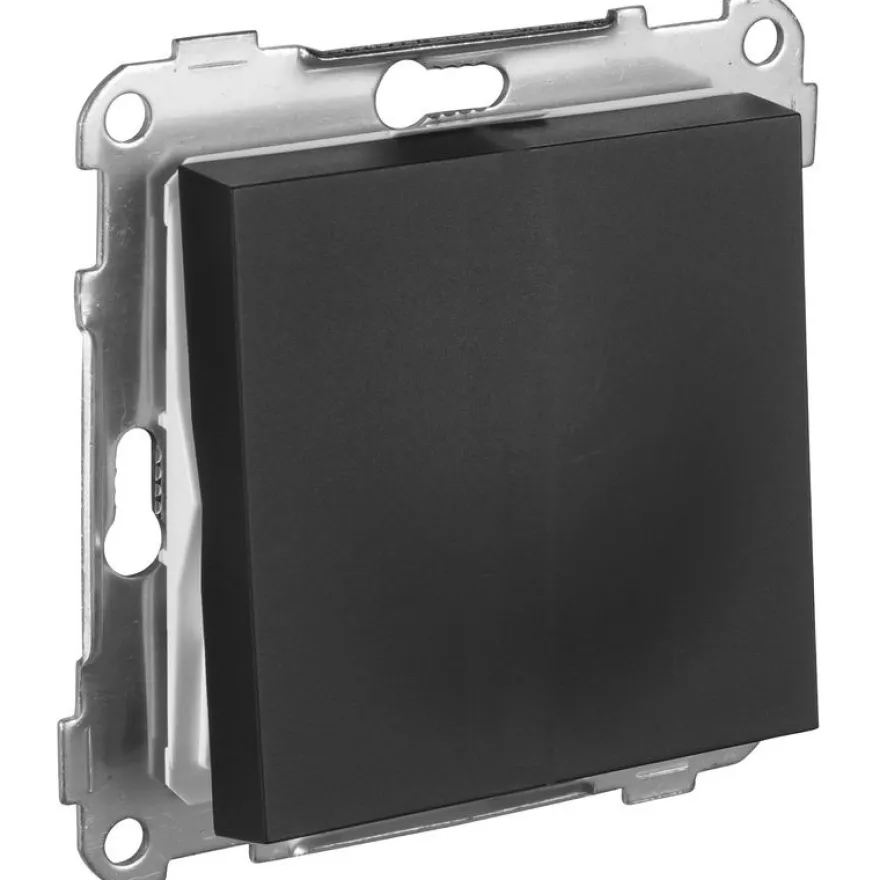 Kytkin ELKO Plus, 6/16A/250V/IP20 UKJ, musta