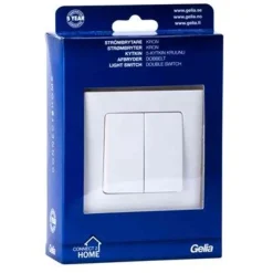 Kytkin Gelia Connect 2 Home, 5/kruunu, uppo-asennus, 16A, valkoinen