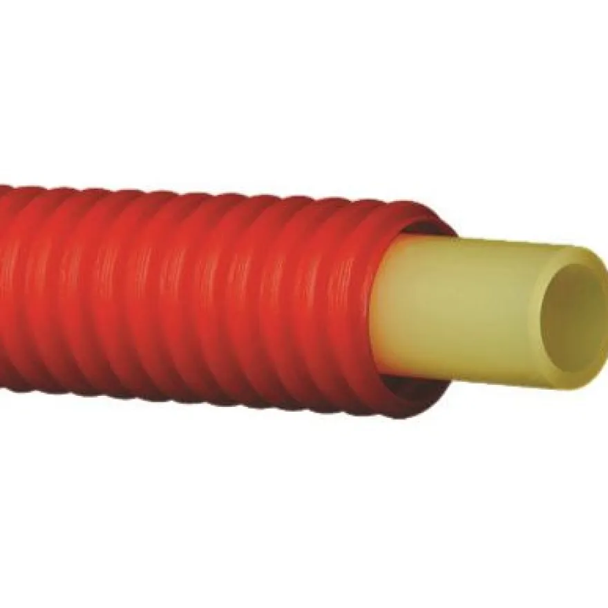 Käyttövesiputki Pex-C 18x2,5 mm punaisessa 23/28 suojaputkessa 50 m