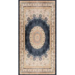 Käytävämatto Benina Bordeaux Medallion
