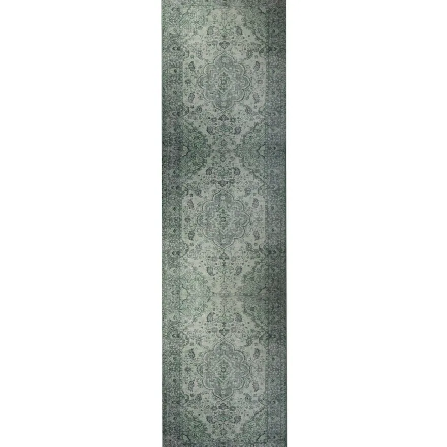 Käytävämatto Linento Blues Chenille 75x230cm vihreä