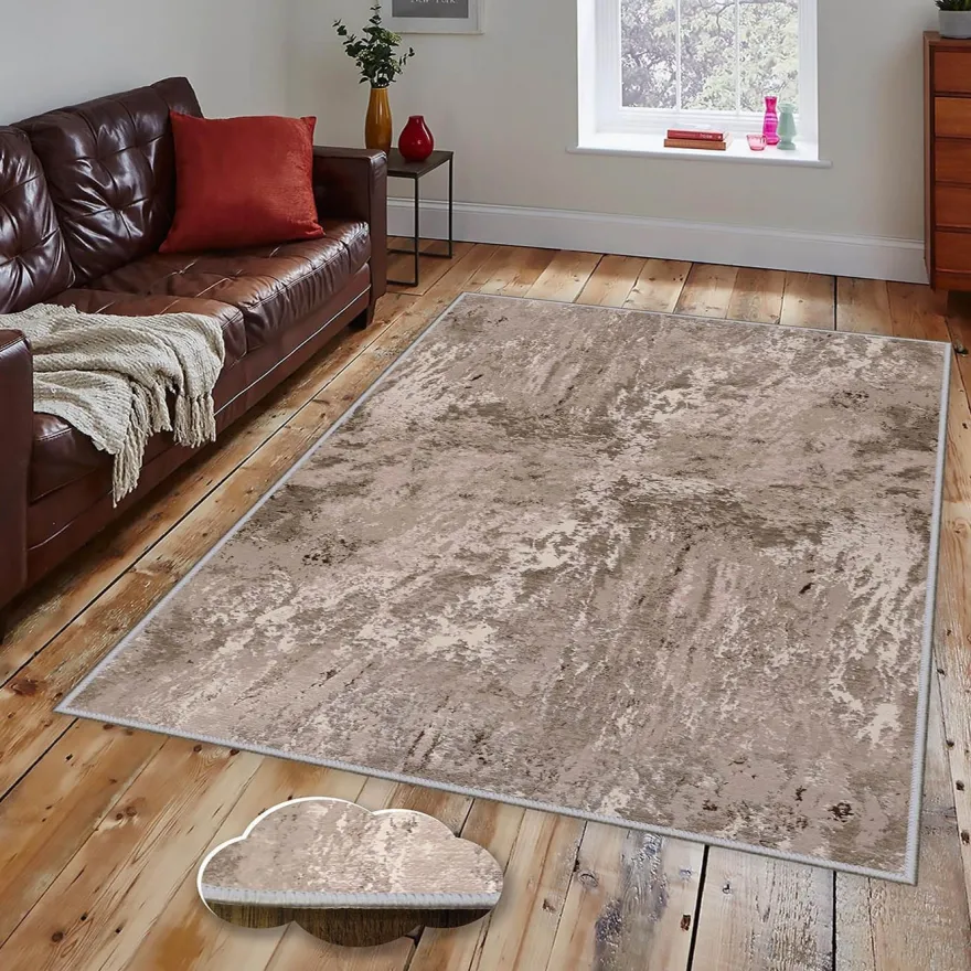 Käytävämatto Linento EEXFAB844, 80x200cm, beige