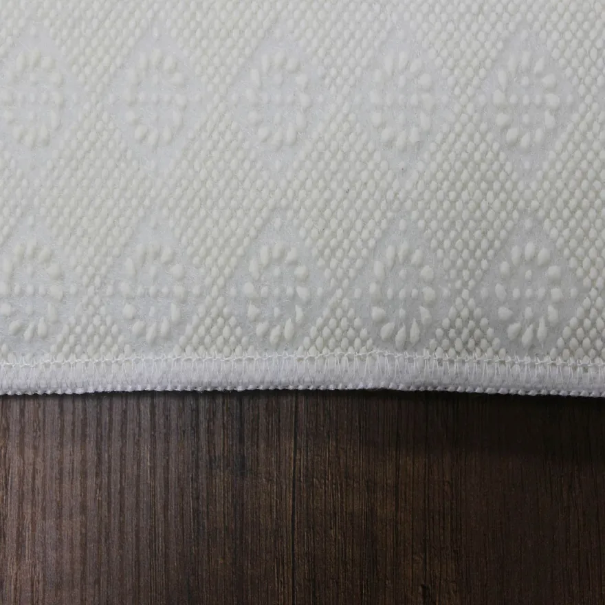 Käytävämatto Linento EEXFAB465, 80x200cm, beige/turkoosi