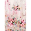 Käytävämatto Linento EXFAB316, beige/roosa, eri kokoja