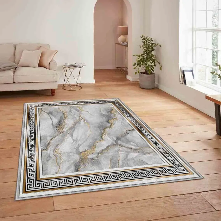 Käytävämatto Linento HM-CRP25-27, 80x140cm, harmaa