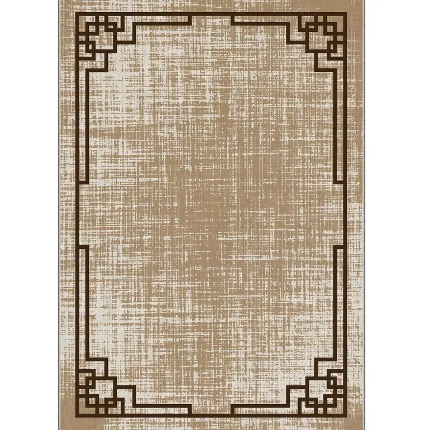Käytävämatto Linento HM-CRP25-15, 80x140cm, ruskea/beige