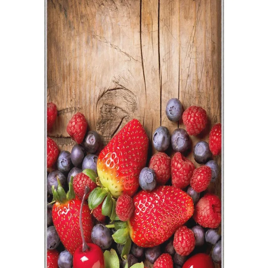 Käytävämatto Linento HMNT535, 80x120cm, punainen/ruskea