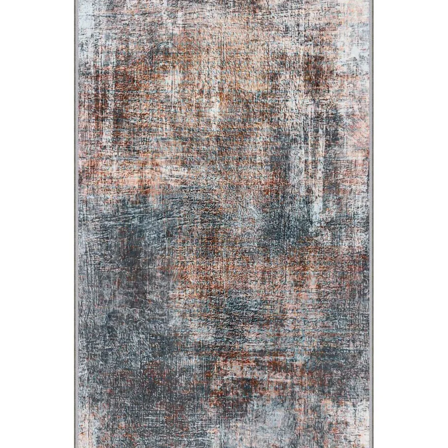 Käytävämatto Linento HMNT169, 80x150cm, ruskea/harmaa