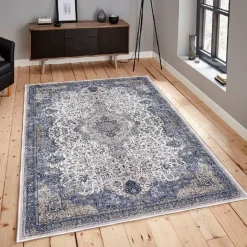 Käytävämatto Linento Woosonil066, 80x150cm, sininen