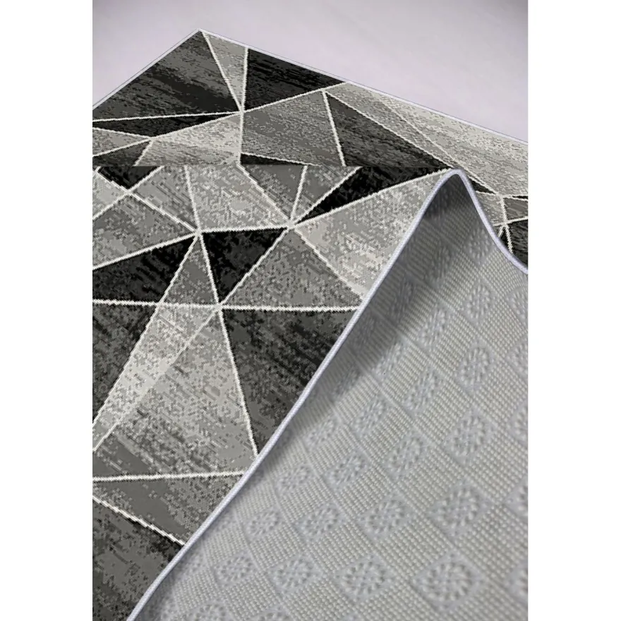 Käytävämatto Linento W942, 80x120cm, harmaa