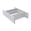 Laatikon jakaja Beslag Design Flex Basic, 318x523mm, valkoinen