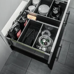Laatikon jakaja Beslag Design Flex Basic, 318x523mm, valkoinen