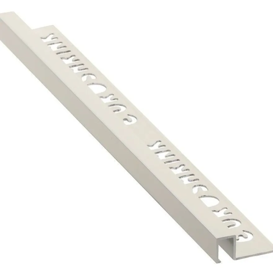 Laattalista/ulkokulma Euroshrink kantikas pvc 212, 2.55m, eri vaihtoehtoja