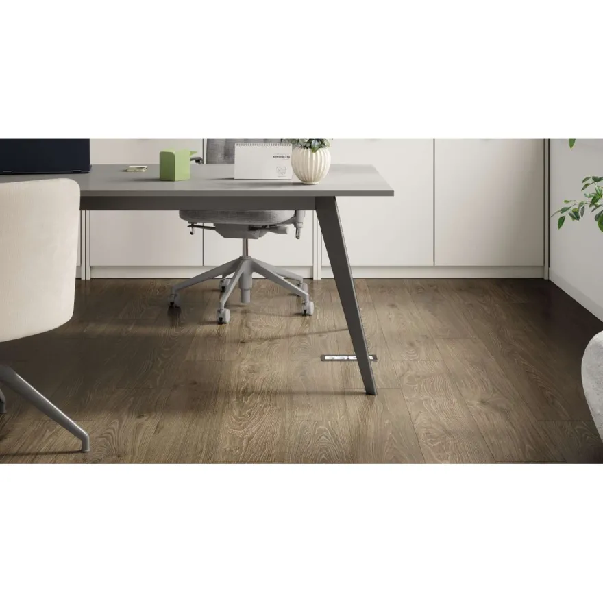 Laminaatti Kronoflooring Atlantic 8 Dark Montana More MultiRoom, 1-sauva, tammi, 8 mm, 2,26 m²/pkt