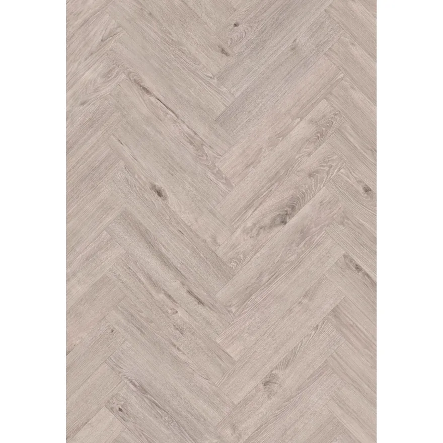Laminaatti Kronoflooring Herringbone Aged Montana More MultiRoom, kalanruoto, tammi, 8 mm, 0,87 m²/pkt