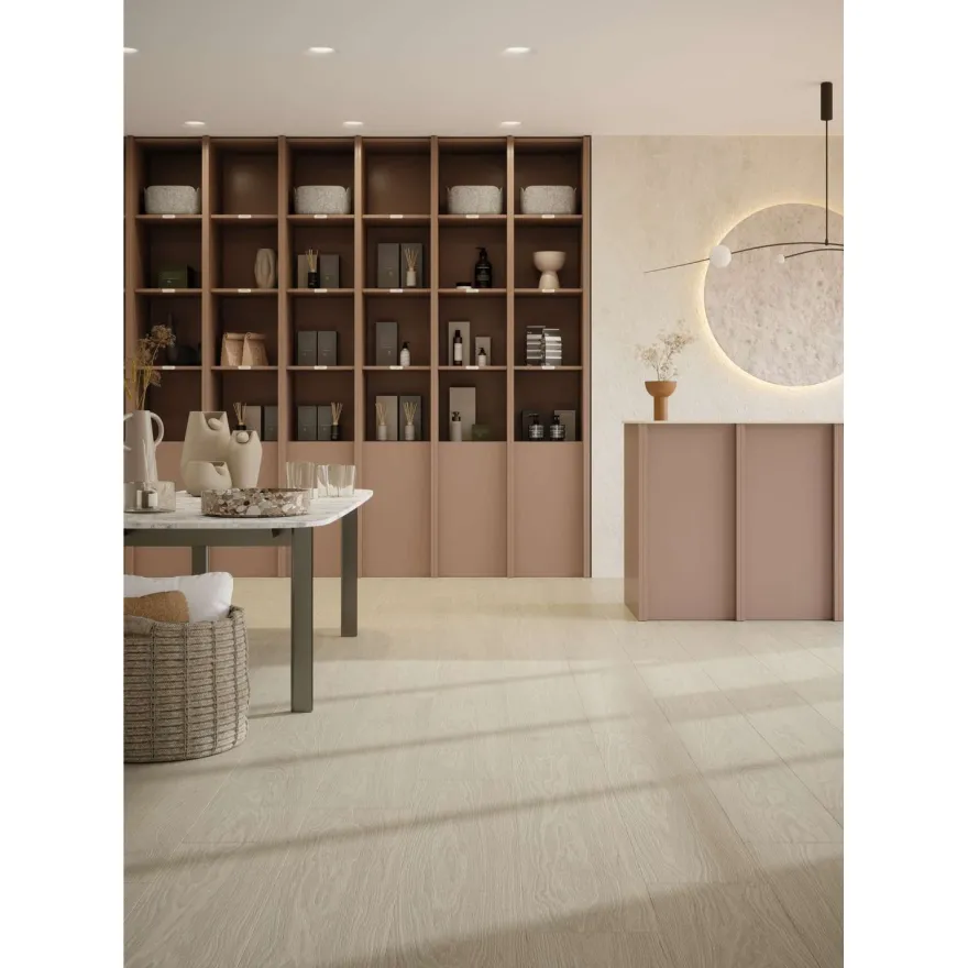 Laminaatti Kronoflooring Long Plank Cream Darcy More MultiRoom, 1-sauva, tammi, 8 mm, 2,94 m²/pkt