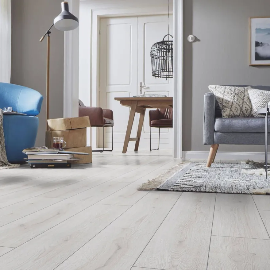 Laminaatti Kronotex Stella Advanced, 3201 Trend Oak White, vaalea