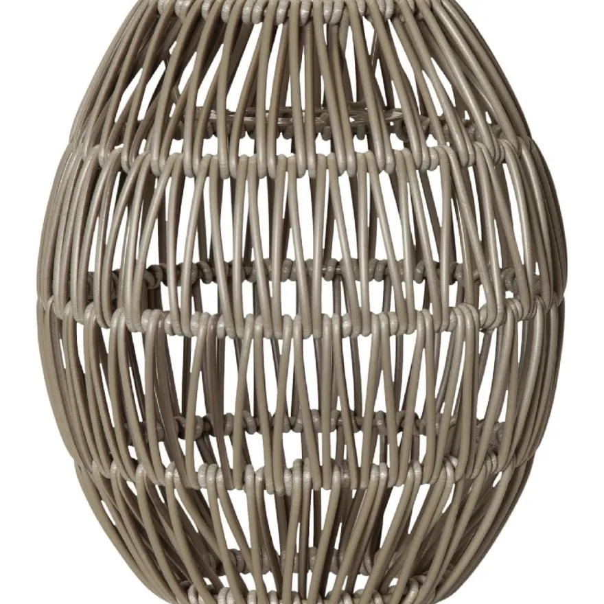 Lampunvarjostin Star Trading Linde, Ø150mm, beige