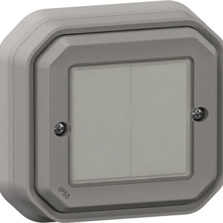 Langaton kaksoiskytkin Legrand Plexo with Netatmo IP55 pinta, paristoton