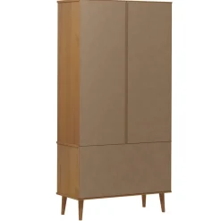 Lasikaappi Molde 90x35x175cm, mänty, eri värejä