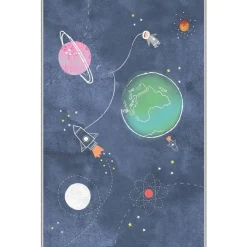 Lastenhuoneen matto Linento HMNT511, 80x150cm, sininen