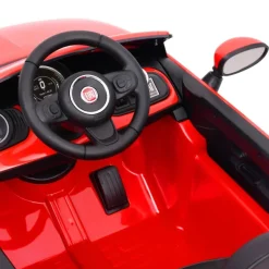 Lasten sähköauto Fiat 500, eri värejä