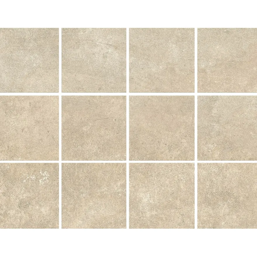 Lattialaatta Bien Arcides Latte, himmeä, beige, 10x10cm