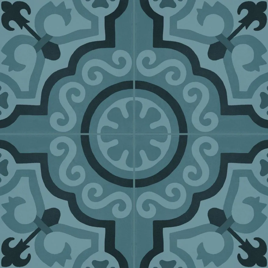 Lattialaatta Marazzi Tappeto 2, 20x20cm, sininen